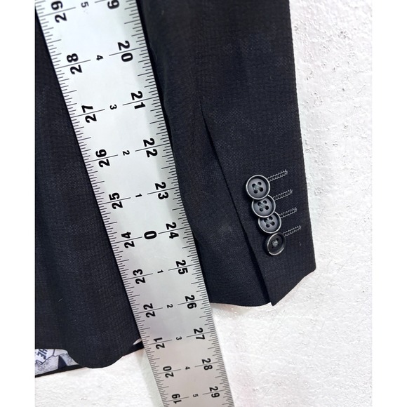 7 Downie St 48R black camo blazer jacket sport suit coat stretch mens willow - Picture 11 of 12